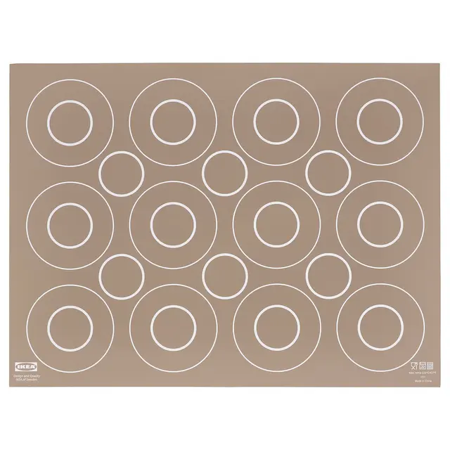 BAKTRADITION Силіконовий килимок - бежевий 41x31 см