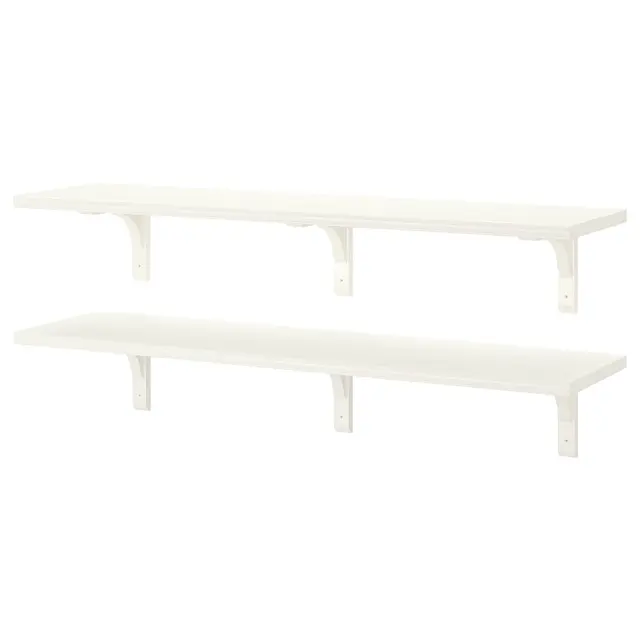 BERGSHULT / RAMSHULT Настінна полиця комбінація - білий 120x30 см