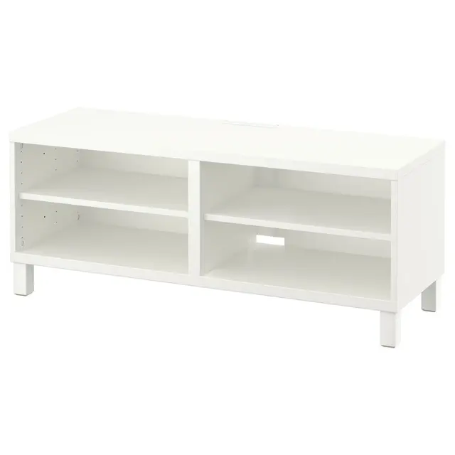 BESTÅ Тумба під ТБ - білий 120x40x48 см