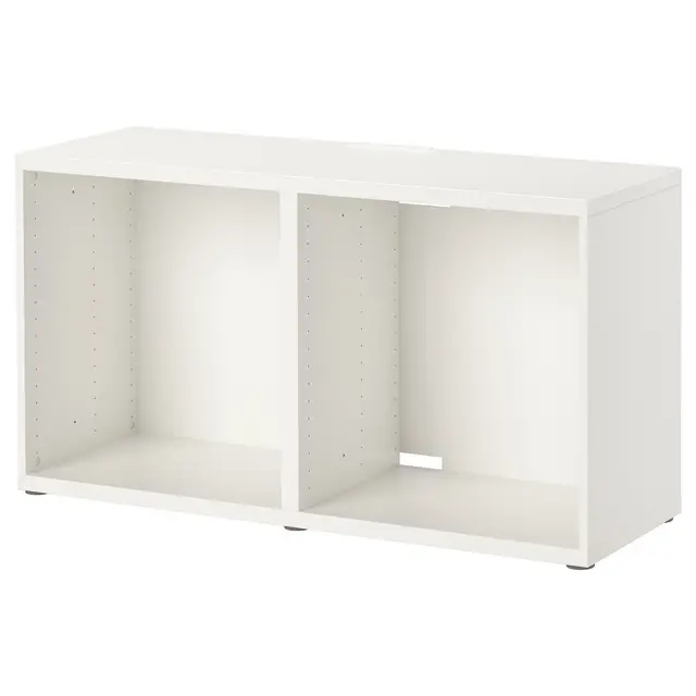 BESTÅ Тумба під ТБ - білий 120x40x64 см
