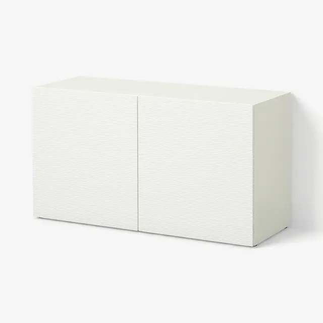 BESTÅ Шафка з дверцятами - Laxviken білий 120x42x64 см