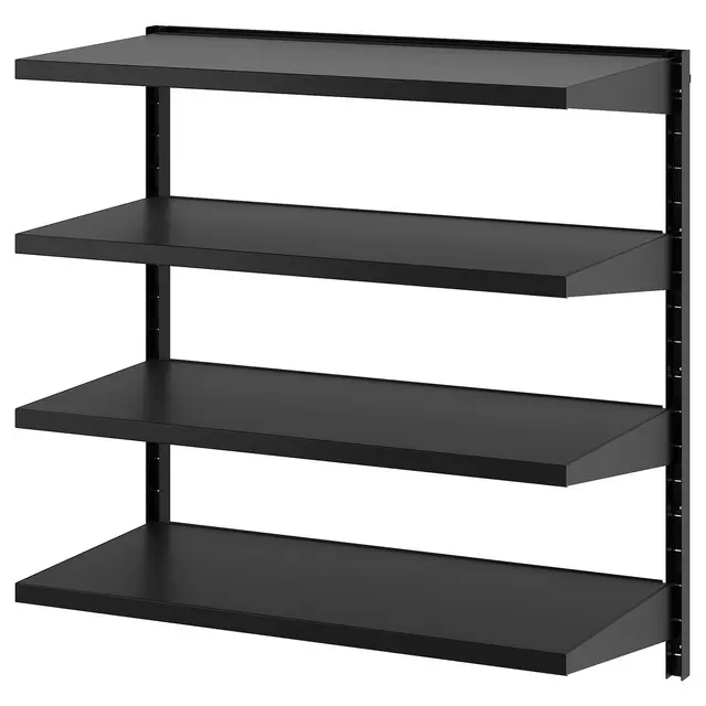 BROR Настінна полиця комбінація - чорний 88x45x90 см