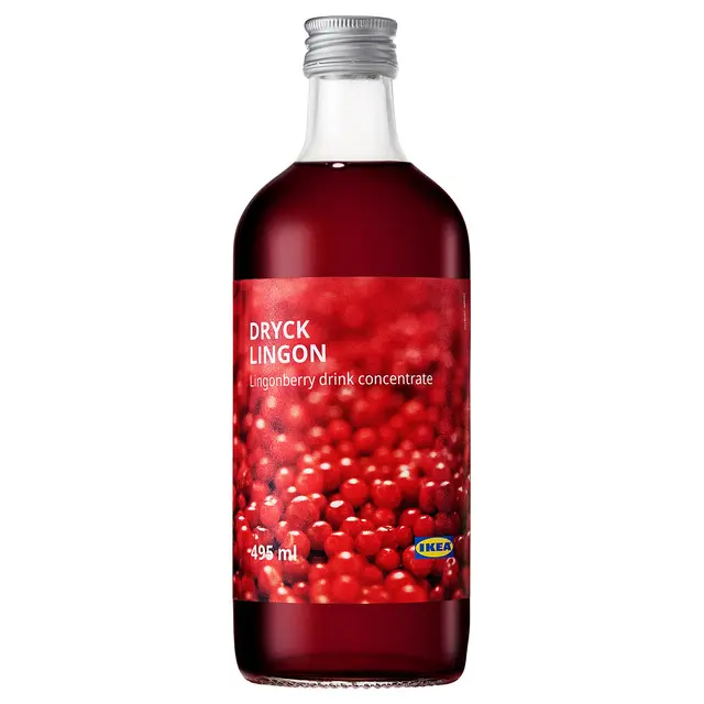 DRYCK LINGON Сироп брусничний 495 мл