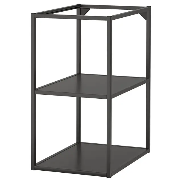 ENHET Підлогова шафа з полицями - антрацит 40x60x75 см