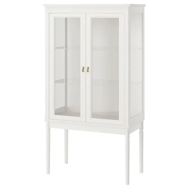 FÄRJKARL Вітрина - кремовий 87x45x161 см
