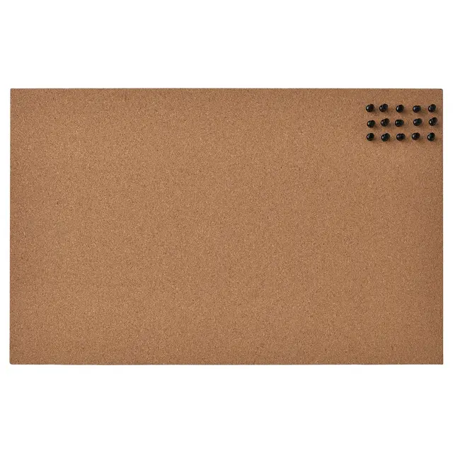 FLÖNSA Дошка для нотаток зі шпильками - корок 52x33 см