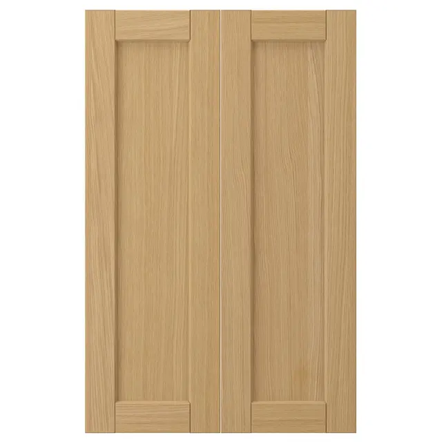 FORSBACKA Двері кутової шафки 2 шт. - дуб 25x80 см