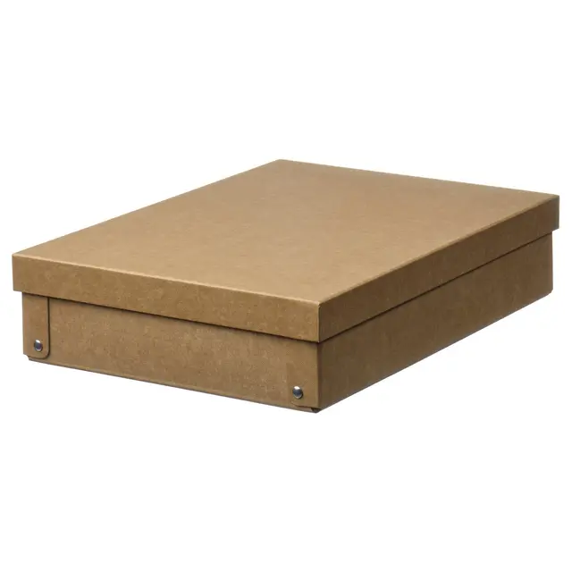 GÄRDESGÅRD Контейнер з кришкою - натуральний 25x35x8 см