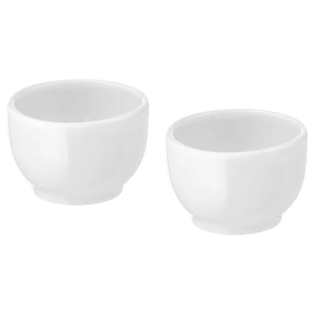 IKEA 365+ Миска/підставка для яйця - заокруглені боки білий 5 см