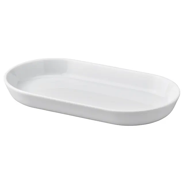 IKEA 365+ Блюдо - білий 20x11 см