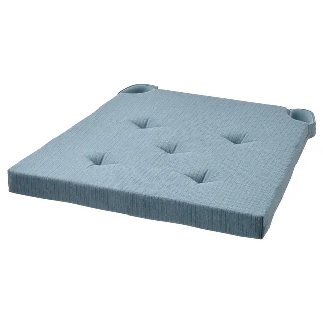 JUSTINA Подушка на стілець - сіро-блакитний 42/35x40x4 см