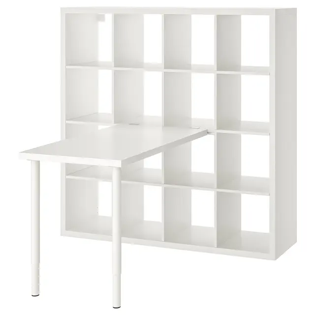 KALLAX / LINNMON Письмовий стіл - білий 147x139x147 см