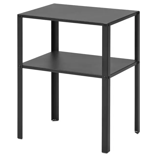 KNARREVIK Приліжковий столик - чорний 42x34x52 см