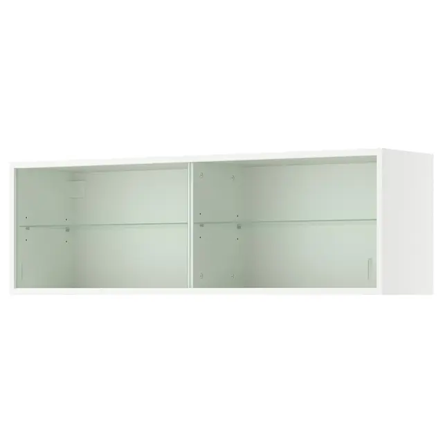 KNOXHULT Настінна шафка з розсувними дверцятами - білий 120x29x37.5 см