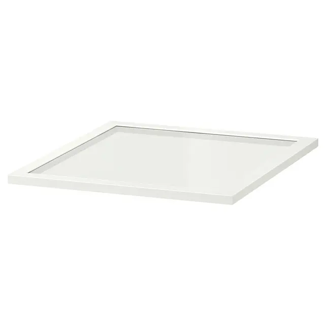 KOMPLEMENT Скляна полиця - білий 50x58 см
