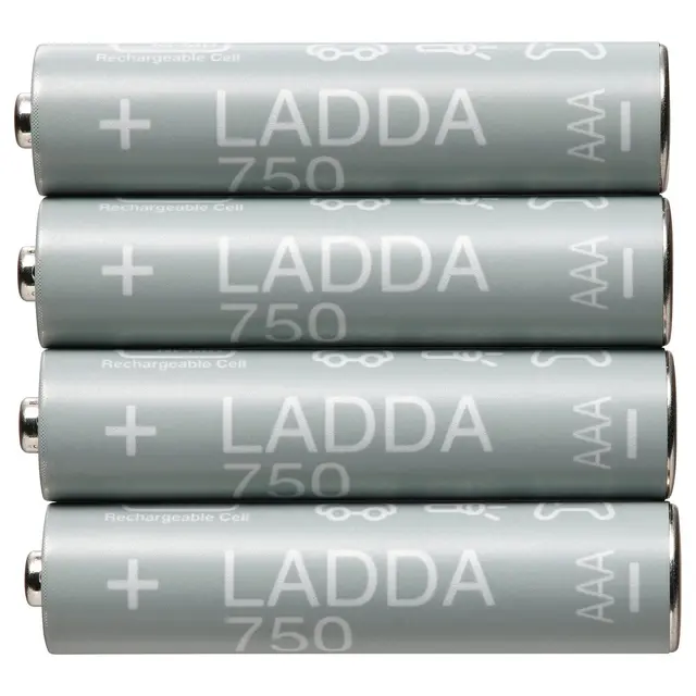LADDA Акумуляторна батарейка - HR03 AAA 1.2V 750mAh