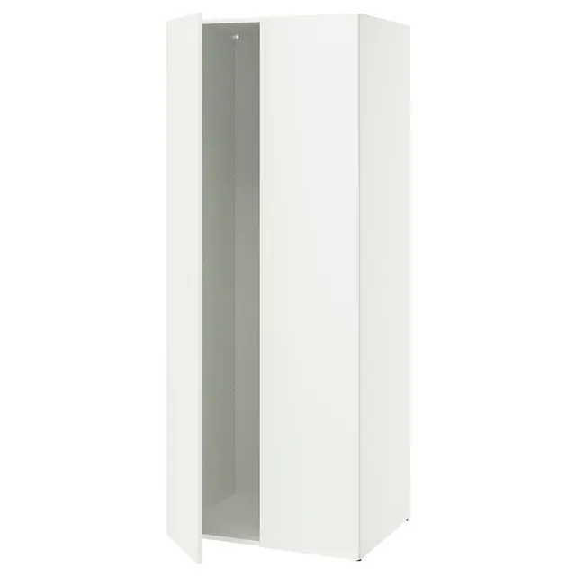 LASTARE Каркас з дверима - білий 80x62x200 см