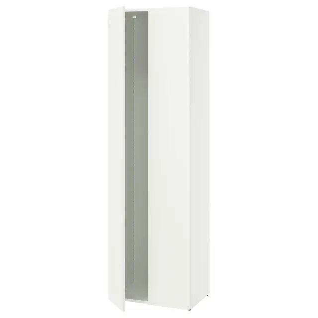 LASTARE Каркас з дверима - білий 60x42x200 см