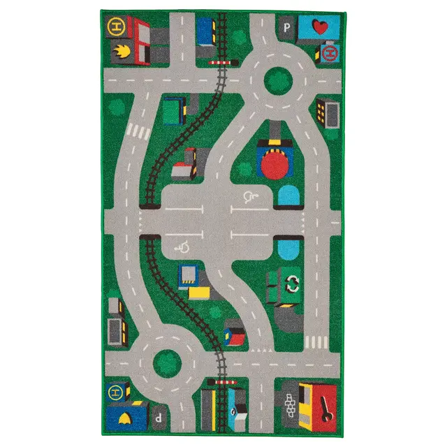 LILLABO Килим - зелений 75x133 см