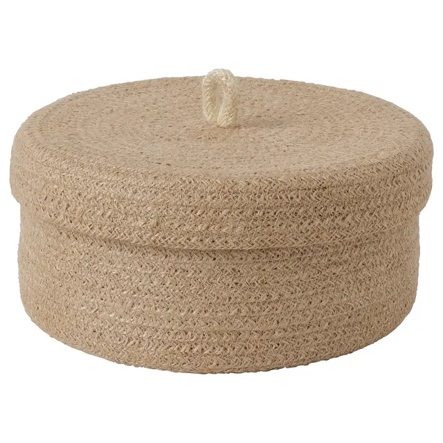 LJUNGAN Кошик з кришкою 20x10 см