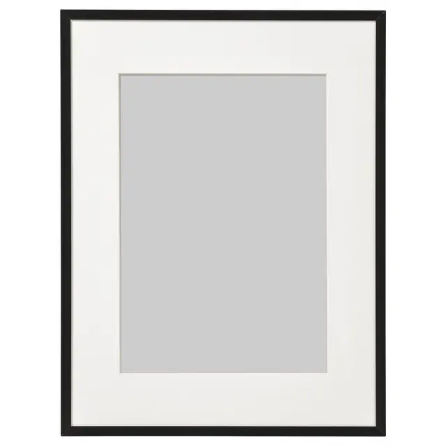 LOMVIKEN Рамка - чорний 30x40 см
