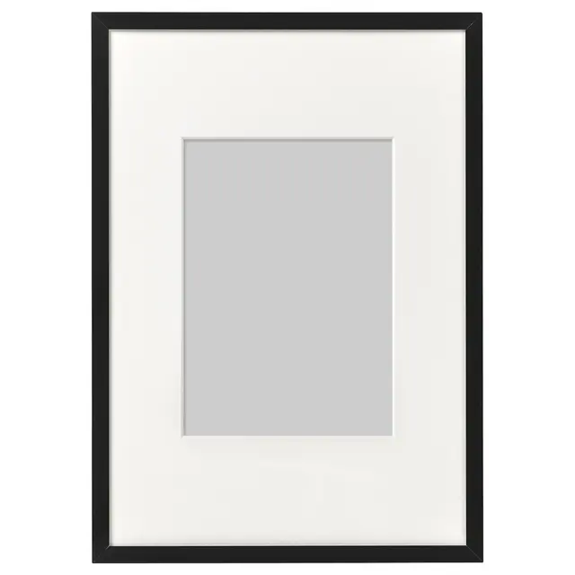 LOMVIKEN Рамка - чорний 21x30 см