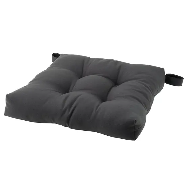 MALINDA Подушка на стілець - антрацит 40x38x7 см