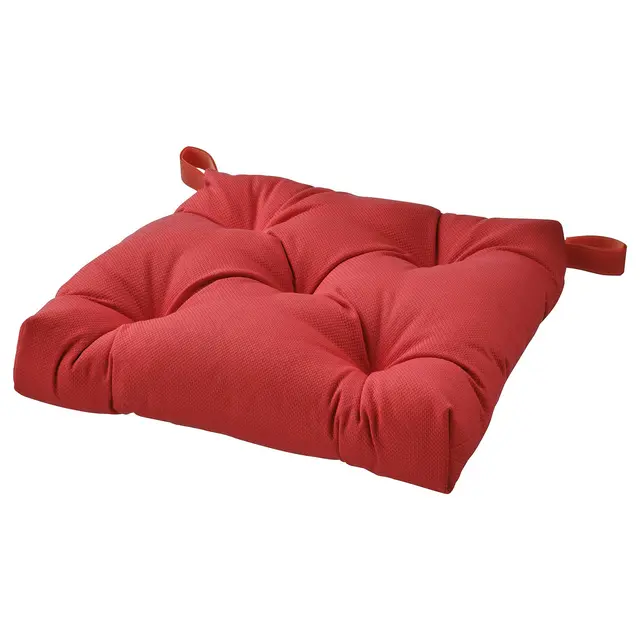 MALINDA Подушка на стілець - темно-червоний 40/35x38x7 см