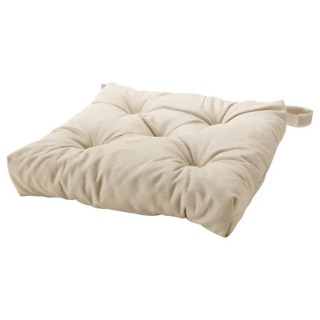 MALINDA Подушка на стілець - світло-бежевий 40/35x38x7 см