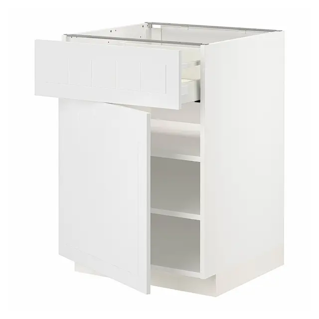 METOD / MAXIMERA Підлогова шафка шухляда/дверцята - білий/Stensund білий 60x60 см