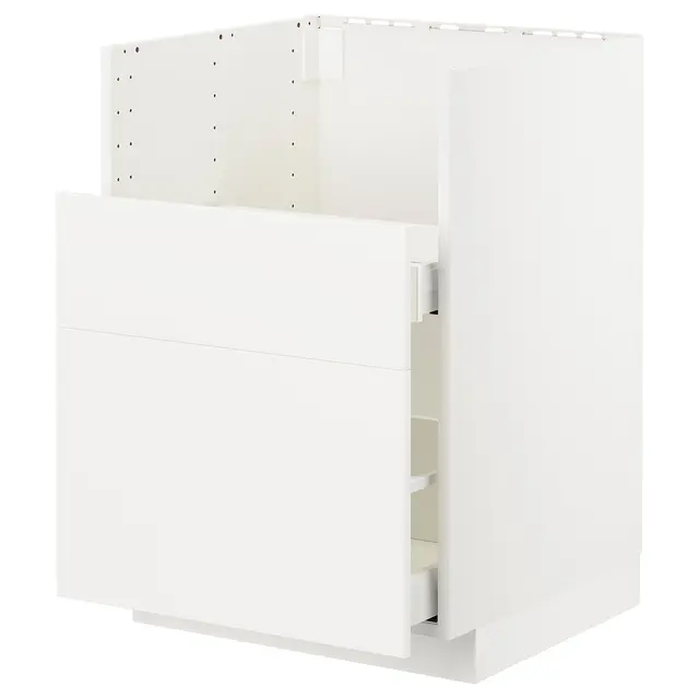 METOD / MAXIMERA Шафка для мийки TALLSJÖN - білий/Veddinge білий 60x60 см