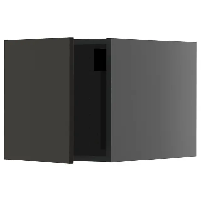 METOD Надбудова - чорно-сірий/Nickebo матовий антрацит 40x40 см