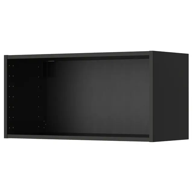 METOD Настінна шафка - чорно-сірий 80x37x40 см