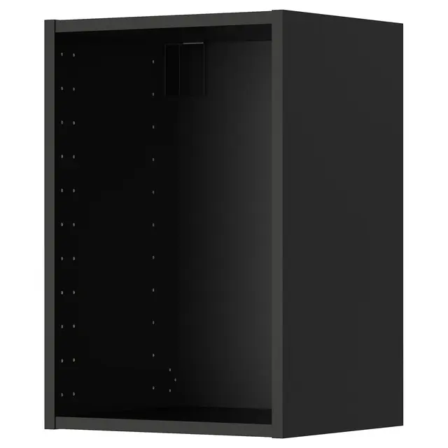METOD Настінна шафка - чорно-сірий 40x37x60 см