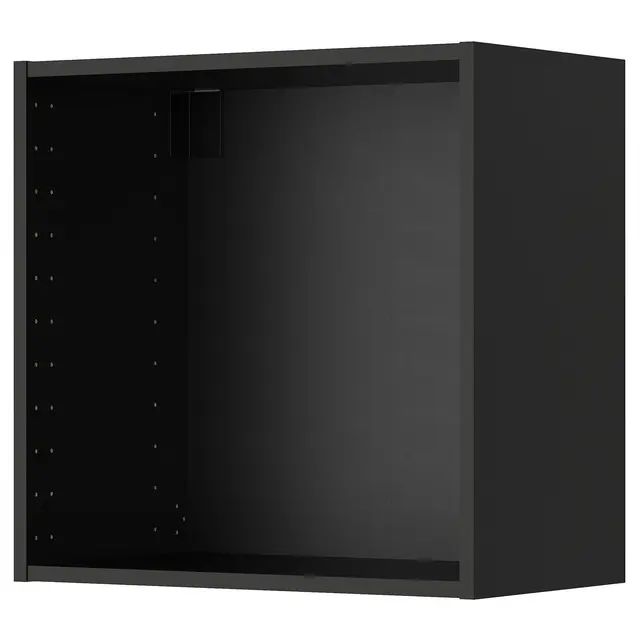 METOD Настінна шафка - чорно-сірий 60x37x60 см