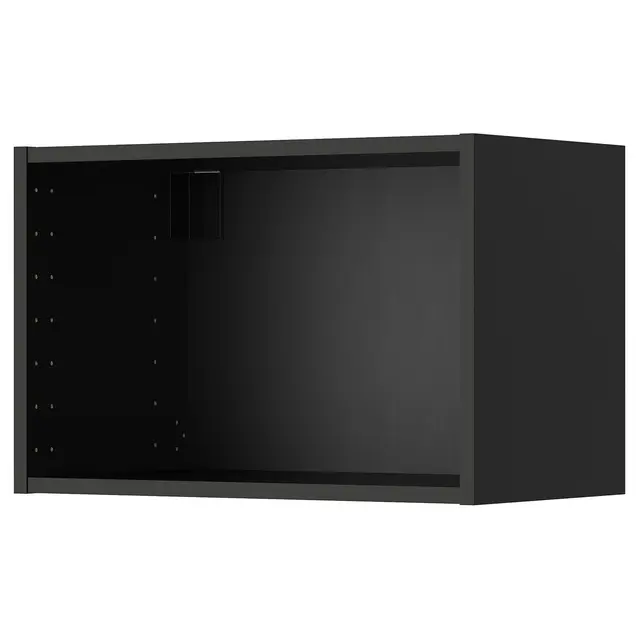 METOD Настінна шафка - чорно-сірий 60x37x40 см
