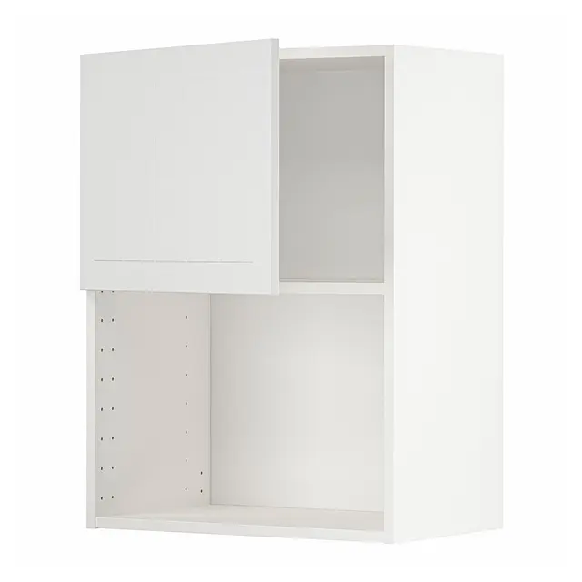METOD Настінна шафка для мікрохвильової печі - білий/Stensund білий 60x80 см