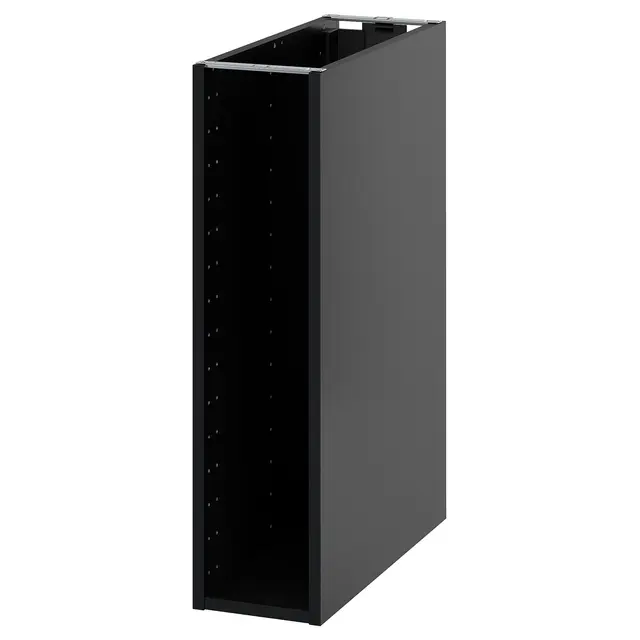METOD Підлогова шафа - чорно-сірий 20x60x80 см