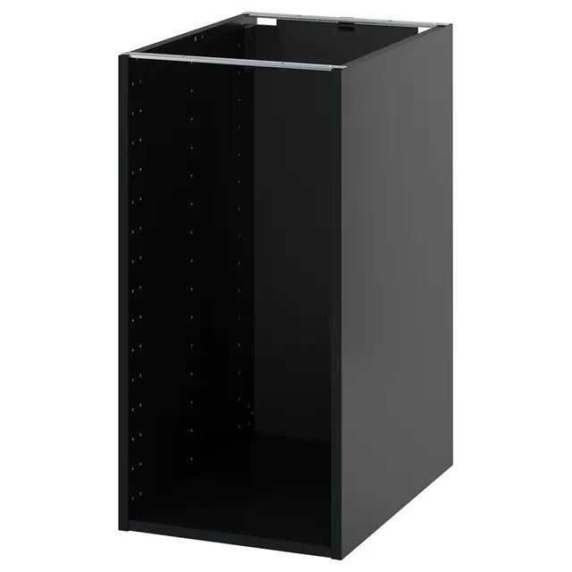 METOD Підлогова шафа - чорно-сірий 40x60x80 см