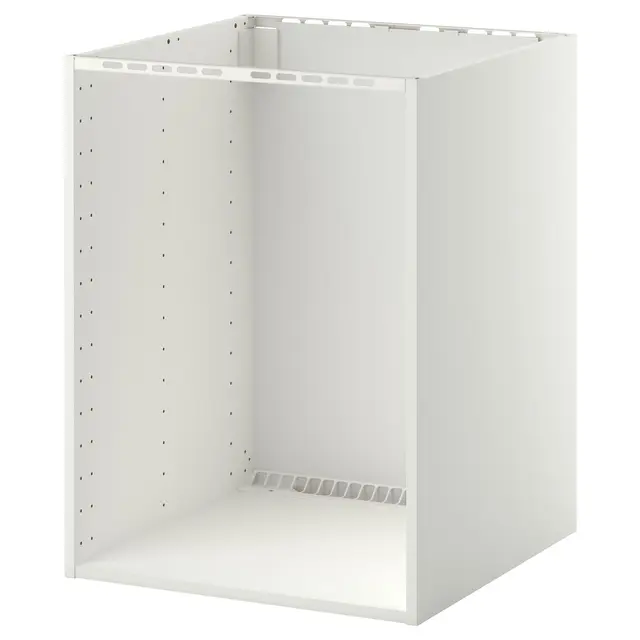 METOD Підлогова шафа для вбудованої техніки/мийки - білий 60x60x80 см
