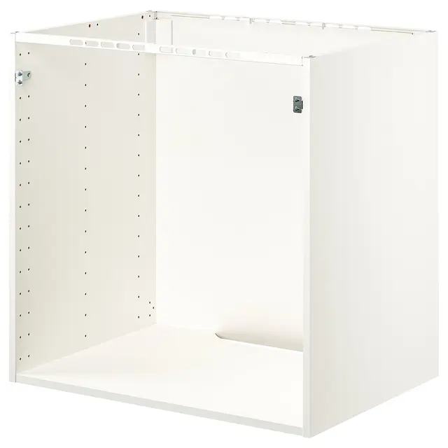 METOD Підлогова шафа для вбудованої техніки/мийки - білий 80x60x80 см