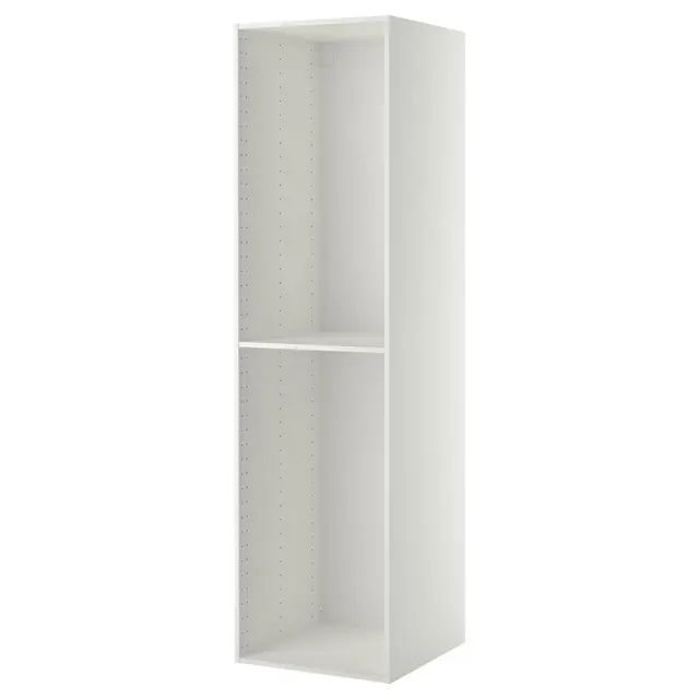 METOD Висока шафа - білий 60x60x220 см