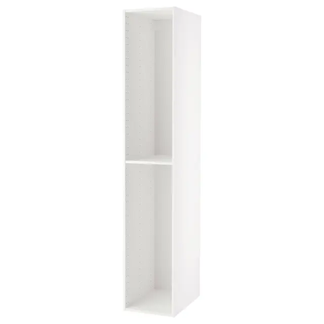 METOD Висока шафа - білий 40x60x220 см