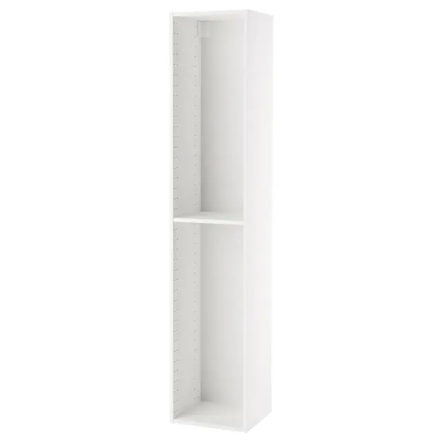 METOD Висока шафа - білий 40x37x200 см
