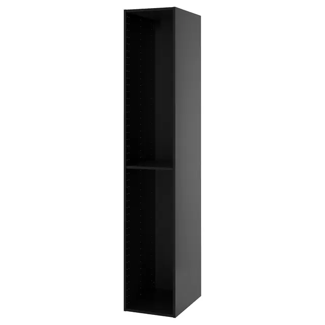 METOD Висока шафа - чорно-сірий 40x60x220 см