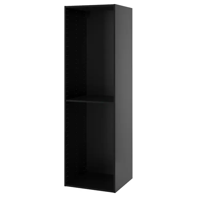 METOD Висока шафа - чорно-сірий 60x60x200 см
