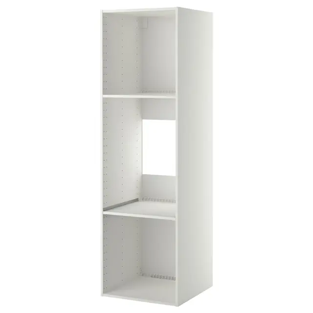 METOD Висока шафа для вбудованої техніки - білий 60x60x200 см