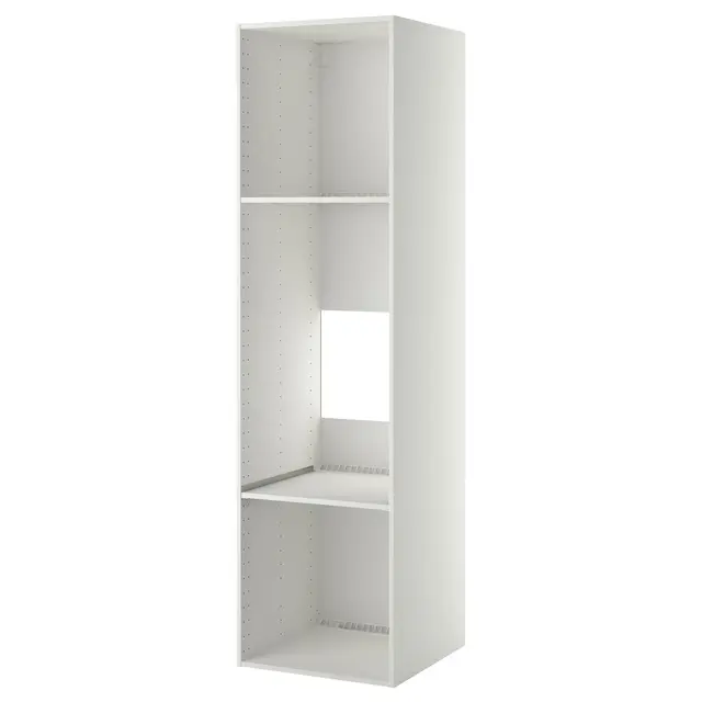 METOD Висока шафа для вбудованої техніки - білий 60x60x220 см