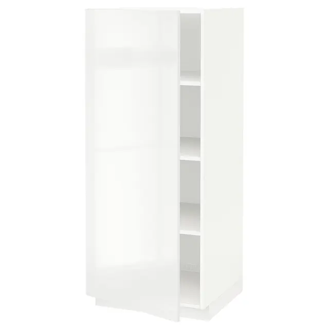 METOD Висока шафка/полиці - білий/Ringhult білий 60x60x140 см
