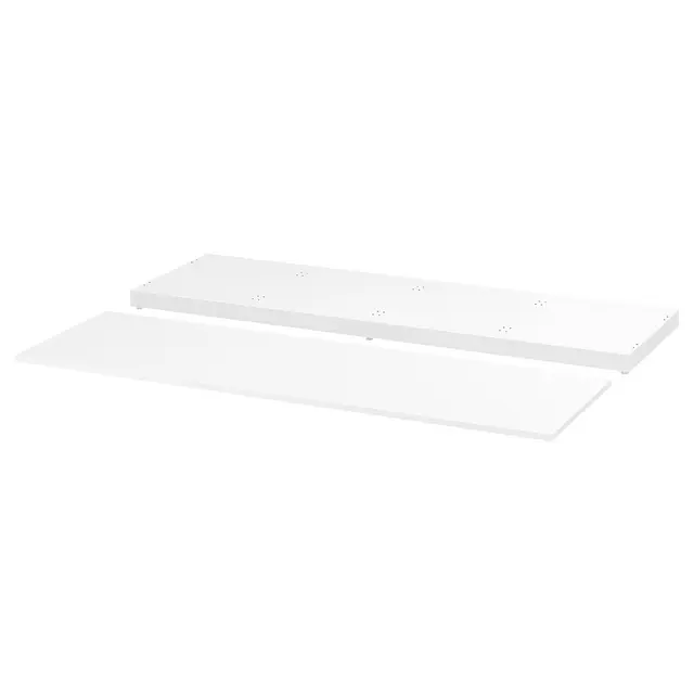 NORDLI Стільниця і цоколь - білий 160x47 см